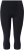 Ulla Popken Cropped Sports Leggings Black - Jeans & Bukser i Store Størrelser – Plus Size - Jeans og bukser, EU 42-70