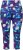 Ulla Popken Neon Bubble Quick Dry Leggings Blue - Jeans & Bukser i Store Størrelser – Plus Size - Jeans og bukser, EU 42-70