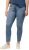 Ulla Popken Rhinestone Detail Stretch Fit Skinny Jeans Blue - Jeans & Bukser i Store Størrelser – Plus Size - 