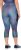 Ulla Popken Quick Dry Cropped Geometric Print Leggings Grey - Jeans & Bukser i Store Størrelser – Plus Size - Jeans og bukser, EU 42-70