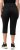 Ulla Popken Sienna Stretch Denim Capris Black - Jeans & Bukser i Store Størrelser – Plus Size - Jeans og bukser, EU 42-70
