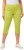 Ulla Popken Stretch Fit Raw Hem Capris Pistachio - Jeans & Bukser i Store Størrelser – Plus Size - Jeans og bukser, EU 42-70
