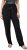 Ulla Popken Speckled Crepe Pull On Pants Black - Jeans & Bukser i Store Størrelser – Plus Size - Jeans og bukser, EU 42-70
