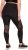 Ulla Popken Mesh Panel Leggings Black - Jeans & Bukser i Store Størrelser – Plus Size - Jeans og bukser, EU 42-70