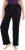Ulla Popken Fleece Loungewear Pants Black - Jeans & Bukser i Store Størrelser – Plus Size - Jeans og bukser, EU 42-70
