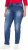 Ulla Popken Tapered Leg Lightly Distressed Jeans Denim Blue - Jeans & Bukser i Store Størrelser – Plus Size - 