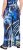 Ulla Popken Blue Stroke Wide Leg Palazzo Pants - Jeans & Bukser i Store Størrelser – Plus Size - 
