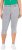 Ulla Popken Denim Fringed Hem Capris Grey - Jeans & Bukser i Store Størrelser – Plus Size - Jeans og bukser, EU 42-70