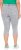 Ulla Popken Denim Fringed Hem Capris Grey - Jeans & Bukser i Store Størrelser – Plus Size - Jeans og bukser, EU 42-70