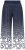 Ulla Popken Dot Gradient Wide Leg Elastic Waist Palazzo Pants Grey - Jeans & Bukser i Store Størrelser – Plus Size - Jeans og bukser, EU 42-70