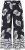 Ulla Popken Fossil Print Elastic Waist Palazzo Pants Black - Jeans & Bukser i Store Størrelser – Plus Size - Jeans og bukser, EU 42-70