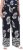 Ulla Popken Fossil Print Elastic Waist Palazzo Pants Black - Jeans & Bukser i Store Størrelser – Plus Size - Jeans og bukser, EU 42-70