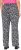 Ulla Popken Leopard Print Elastic Waist Pants Black - Jeans & Bukser i Store Størrelser – Plus Size - Jeans og bukser, EU 42-70