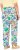 Ulla Popken Italy Print Elastic Waist Pants White - Jeans & Bukser i Store Størrelser – Plus Size - Jeans og bukser, EU 42-70