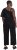 Ulla Popken Asymmetric Lace Panel Jumpsuit Black - Jeans & Bukser i Store Størrelser – Plus Size - Jeans og bukser, EU 42-70