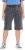 Ulla Popken Indigo Dyed Elastic Waist Jersey Shorts Black - Jeans & Bukser i Store Størrelser – Plus Size - Jeans og bukser, EU 42-70