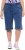 Ulla Popken Indigo Dyed Elastic Waist Jersey Shorts Blue - Jeans & Bukser i Store Størrelser – Plus Size - Jeans og bukser, EU 42-70