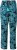 Ulla Popken Tropical Leaf Print Elastic Waist Pants Blue - Jeans & Bukser i Store Størrelser – Plus Size - 