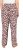 Ulla Popken Leopard Print Elastic Waist Pants White - Jeans & Bukser i Store Størrelser – Plus Size - Jeans og bukser, EU 42-70