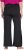 Ulla Popken Split Leg Uv Protective Pants Black - Jeans & Bukser i Store Størrelser – Plus Size - Jeans og bukser, EU 42-70