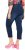 Ulla Popken Cropped Denim Look Stretch Fit Leggings Denim Blue - Jeans & Bukser i Store Størrelser – Plus Size - Jeans og bukser, EU 42-70
