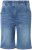 Ulla Popken Denim Wide Leg Elastic Waist Bermuda Shorts Blue Denim - Jeans & Bukser i Store Størrelser – Plus Size - 