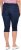 Ulla Popken Denim Elastic Waist Capres Blue - Jeans & Bukser i Store Størrelser – Plus Size - Jeans og bukser, EU 42-70