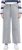 Ulla Popken Embroidered Wide Leg Fringed Hem Jeans Grey - Jeans & Bukser i Store Størrelser – Plus Size - Jeans og bukser, EU 42-70