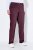 Ulla Popken Thermal Stretch Fit Mony Pants Aubergine - Jeans & Bukser i Store Størrelser – Plus Size - 
