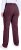 Ulla Popken Thermal Stretch Fit Mony Pants Aubergine - Jeans & Bukser i Store Størrelser – Plus Size - 