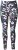 Ulla Popken Quick Drying Botanical Print Sport Leggings Black - Jeans & Bukser i Store Størrelser – Plus Size - Jeans og bukser, EU 42-70