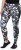 Ulla Popken Quick Drying Botanical Print Sport Leggings Black - Jeans & Bukser i Store Størrelser – Plus Size - Jeans og bukser, EU 42-70