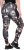 Ulla Popken Abstract Print Quick Dry Sports Leggings Black - Jeans & Bukser i Store Størrelser – Plus Size - Jeans og bukser, EU 42-70