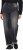 Ulla Popken Rivet Studded Stretch Fit Jeans Black - Jeans & Bukser i Store Størrelser – Plus Size - Jeans og bukser, EU 42-70