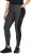 Ulla Popken Quick Drying Leopard Print Sport Leggings Black - Jeans & Bukser i Store Størrelser – Plus Size - Jeans og bukser, EU 42-70