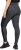 Ulla Popken Quick Drying Leopard Print Sport Leggings Black - Jeans & Bukser i Store Størrelser – Plus Size - Jeans og bukser, EU 42-70