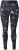 Ulla Popken Quick Drying Celestial Print Sport Leggings Black - Jeans & Bukser i Store Størrelser – Plus Size - 