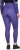 Ulla Popken Neon Zebra Print Performance Leggings Purple - Jeans & Bukser i Store Størrelser – Plus Size - 