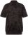JP1880 Pique with All-over Print Polo Shirt TALL Black - TALL piqueskjorter - TALL poloskjorter med ekstra lengde