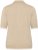 Kaffe Curve Lizzy Contrast Knitted Polo Feather Grey Melange - Pikéskjorter - 