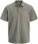 Jack & Jones Blaze Short Sleeve Polo Grey - Polo- & piqueskjorter - Poloskjorte i store størrelser - 2XL-8XL