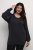 Kaffe Curve Lini Knit Genser Svart - Hettegensere og collegegensere - 