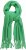 Ulla Popken Trendy Boucle Yarn Fringe Knit Scarf Green - Tilbehør - 
