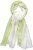 Ulla Popken Ombre Linen Blend Scarf Lime Green - Tilbehør - 