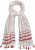 Ulla Popken Dot Print Tassel Accent Scarf Red - Tilbehør - 