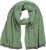 Ulla Popken Two Tone Knit Scarf Sage Green - Tilbehør - 