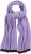 Ulla Popken Two Tone Knit Scarf Lavender - Tilbehør - 