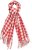Ulla Popken Houndstooth Fringed Hem Scarf Salsa - Tilbehør - 