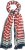 Ulla Popken Mix Stripe Scarf Forest Green - Tilbehør - 