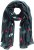 Ulla Popken Love Lightweight Scarf Navy - Tilbehør - 